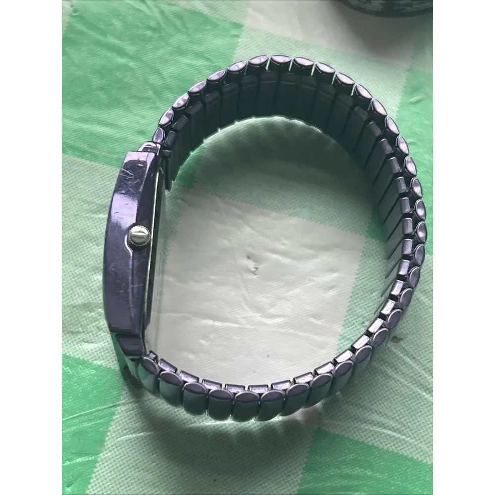 Women’s All Purple Stretch Band Quartz Watch